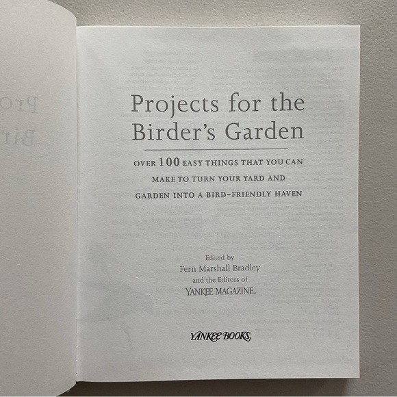 Projects for the Birder’s Garden Hardcover Book - Picture 2 of 5